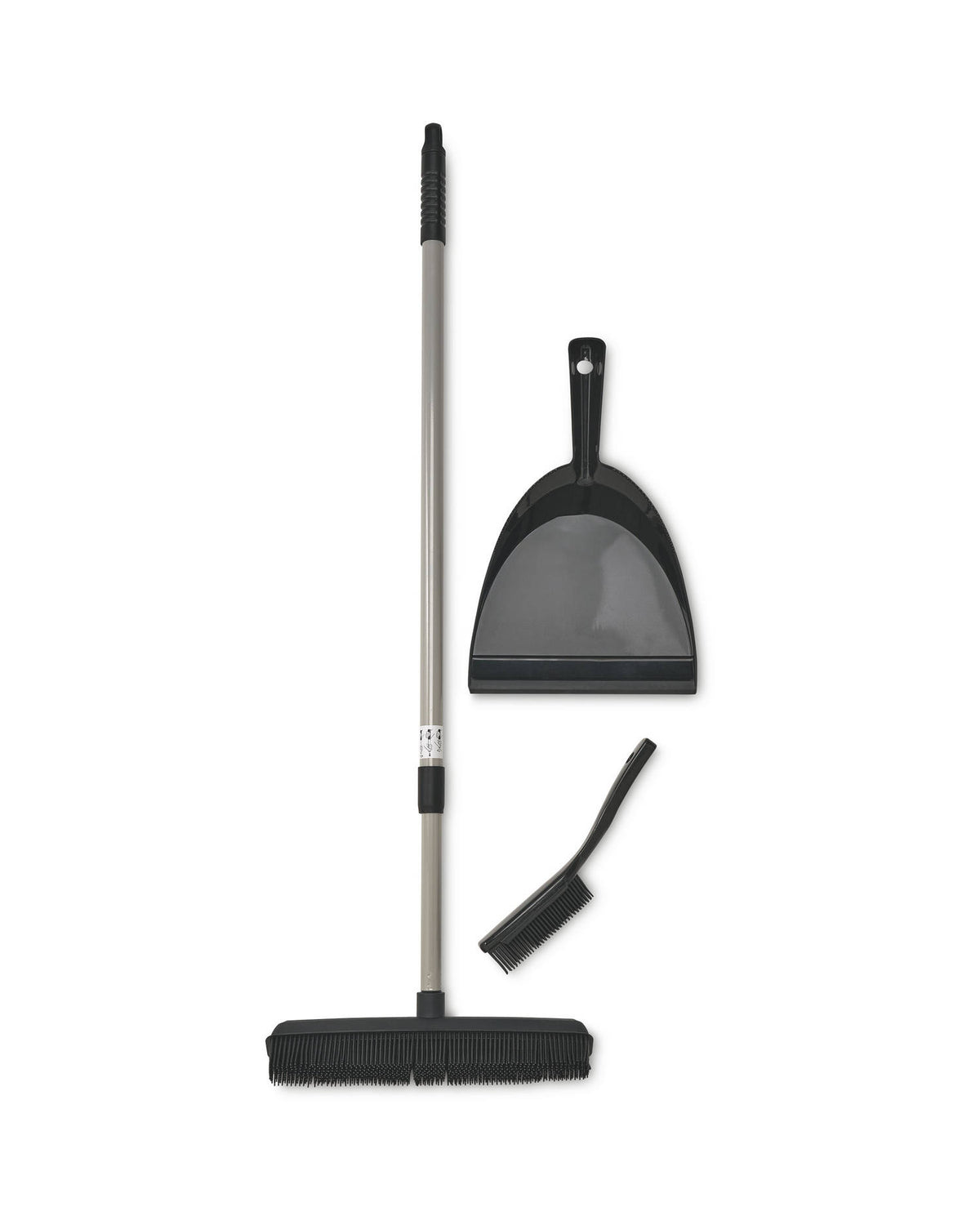 Rubber Broom Set with telescopic handle (British brand)