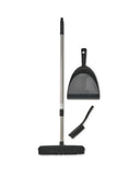 Rubber Broom Set with telescopic handle (British brand)