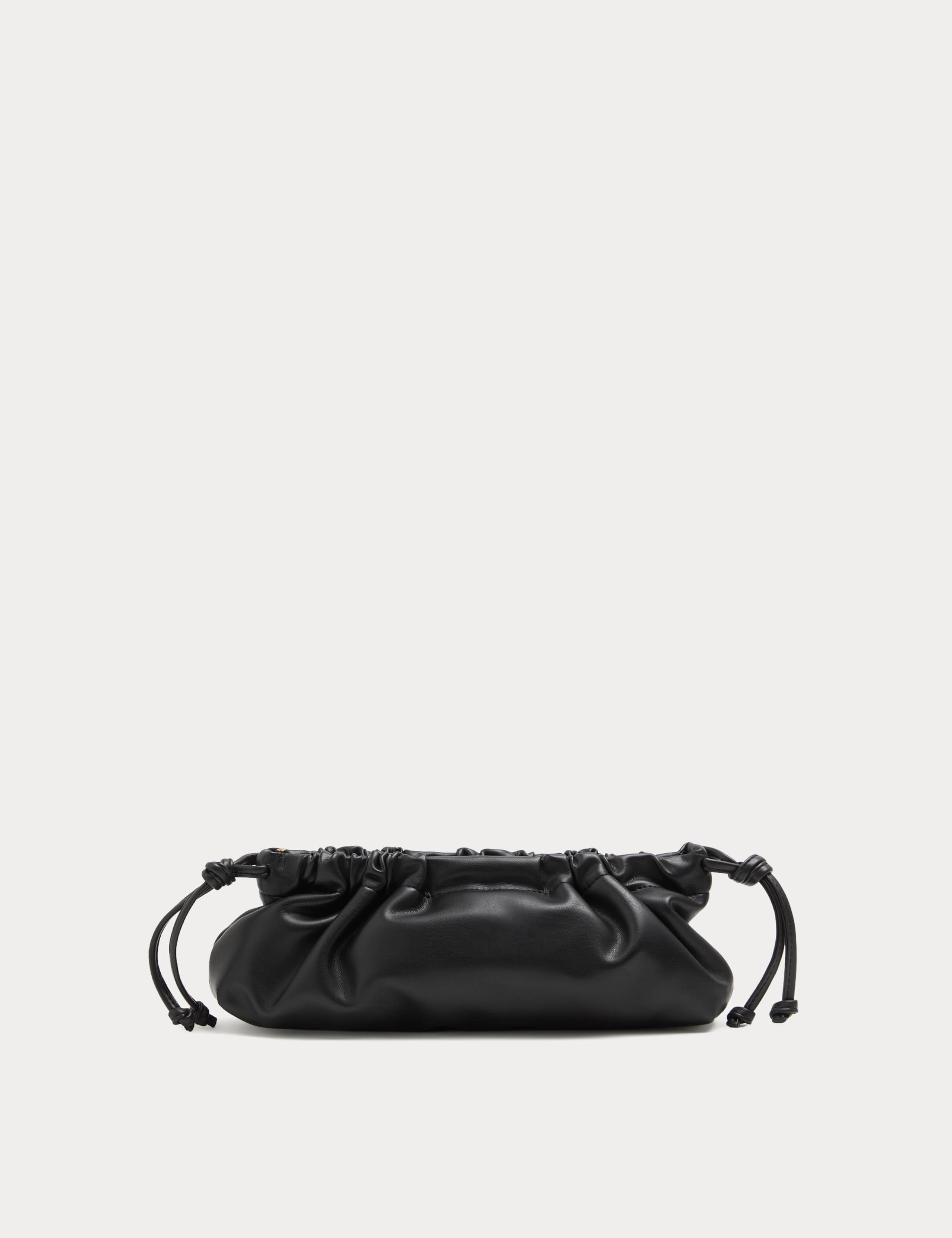 M&S ruched shoulder bag with gold chain strap, UK version