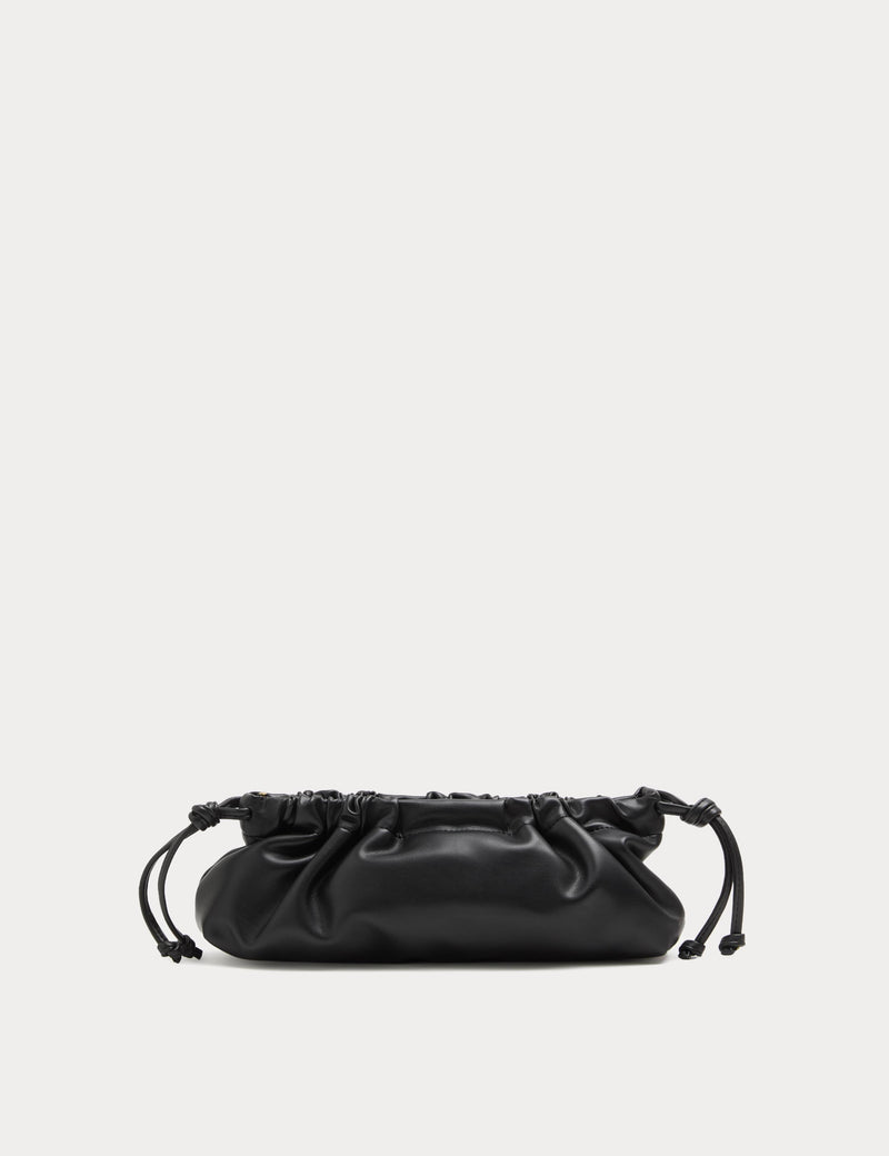 M&S ruched shoulder bag with gold chain strap, UK version