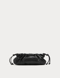 M&S ruched shoulder bag with gold chain strap, UK version