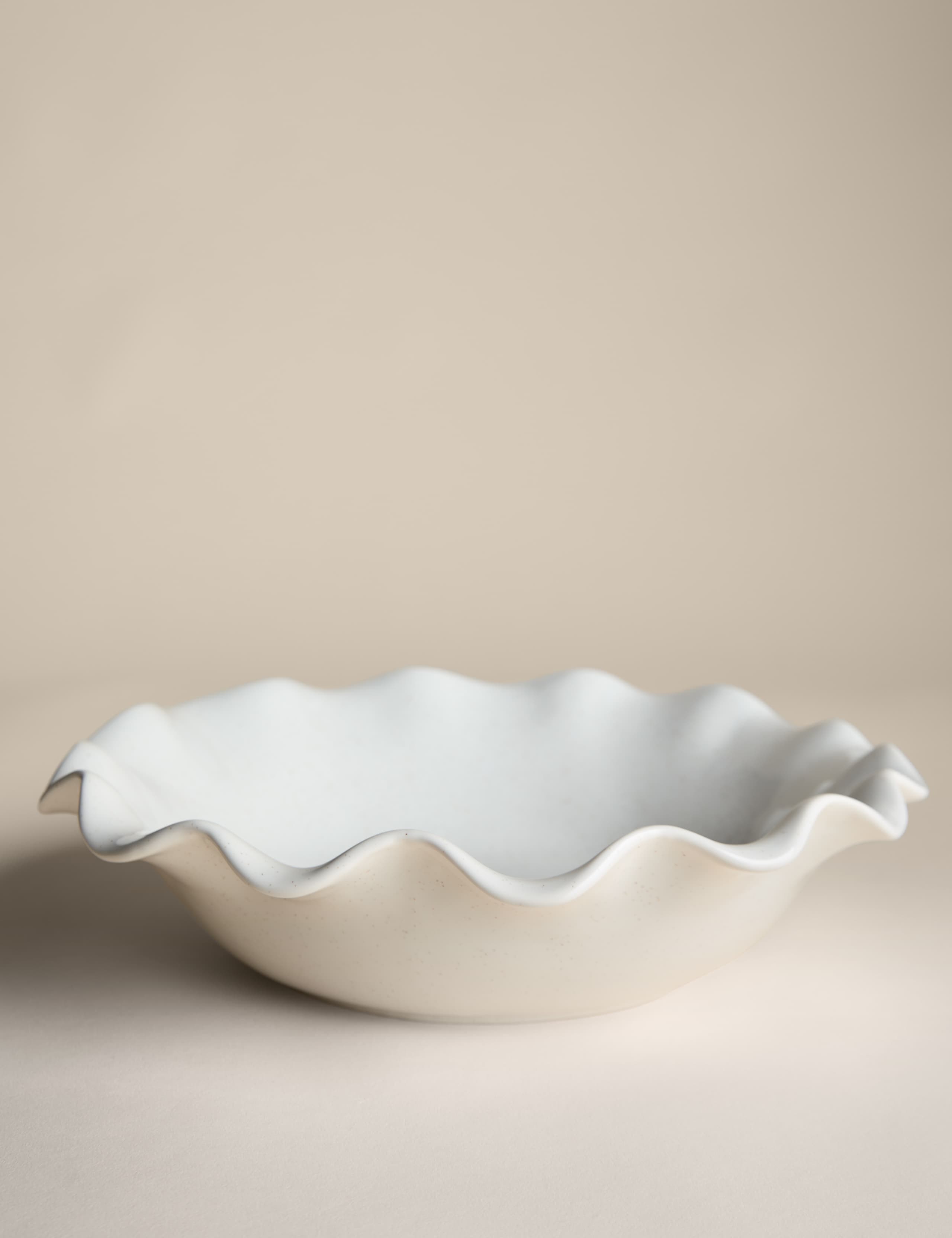 Ruffle serving bowl, imported from the UK