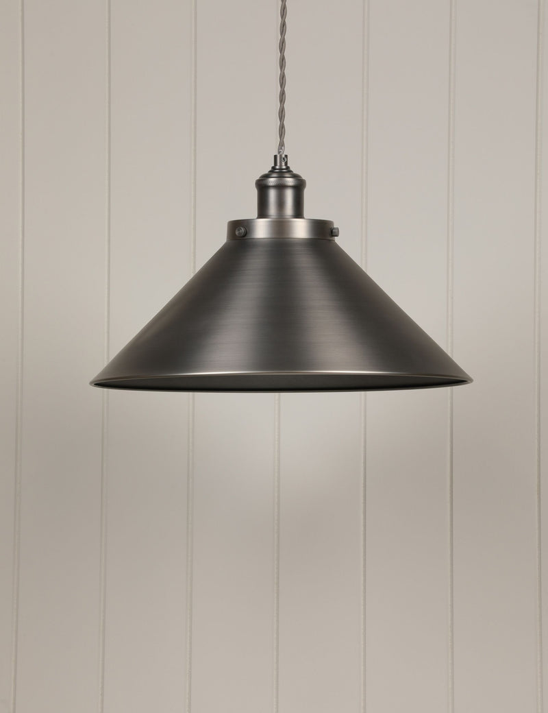Laura Ashley Rufus Metal Cone Pendant Light, UK version