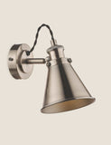 Laura Ashley Rufus metal spotlight wall light, imported from the UK