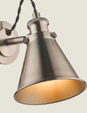 Laura Ashley Rufus metal spotlight wall light, imported from the UK