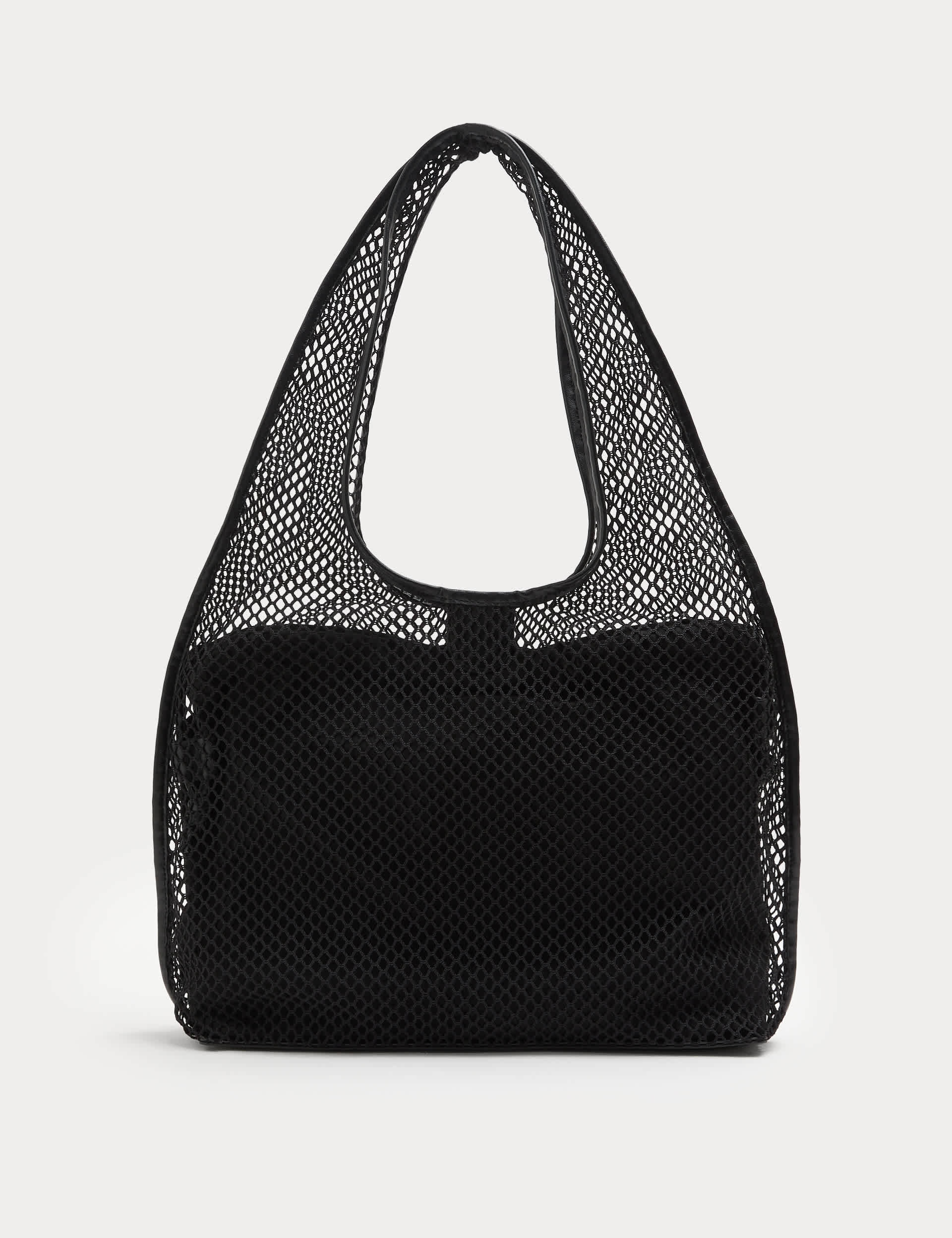 M&S large mesh tote bag with interior pouch - British product