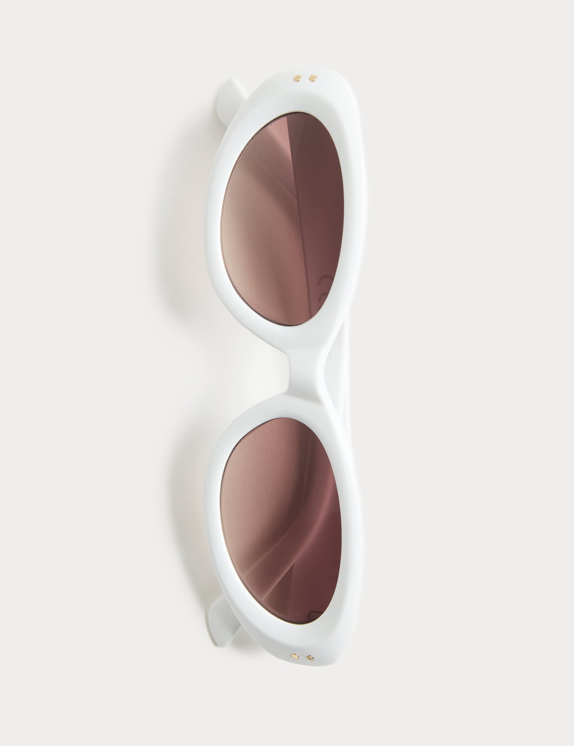 M&S Collection oval cat eye sunglasses with tortoiseshell frames, imported from the UK
