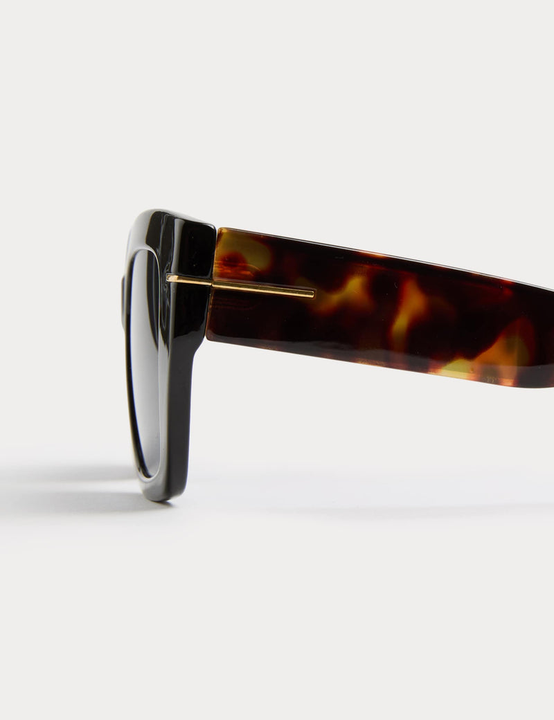 M&S preppy sunglasses tortoiseshell pattern, imported from the UK