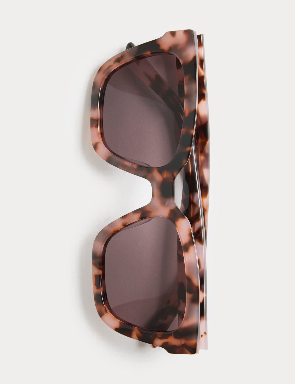 Autograph oversized acetate sunglasses with animal print, imported from the UK