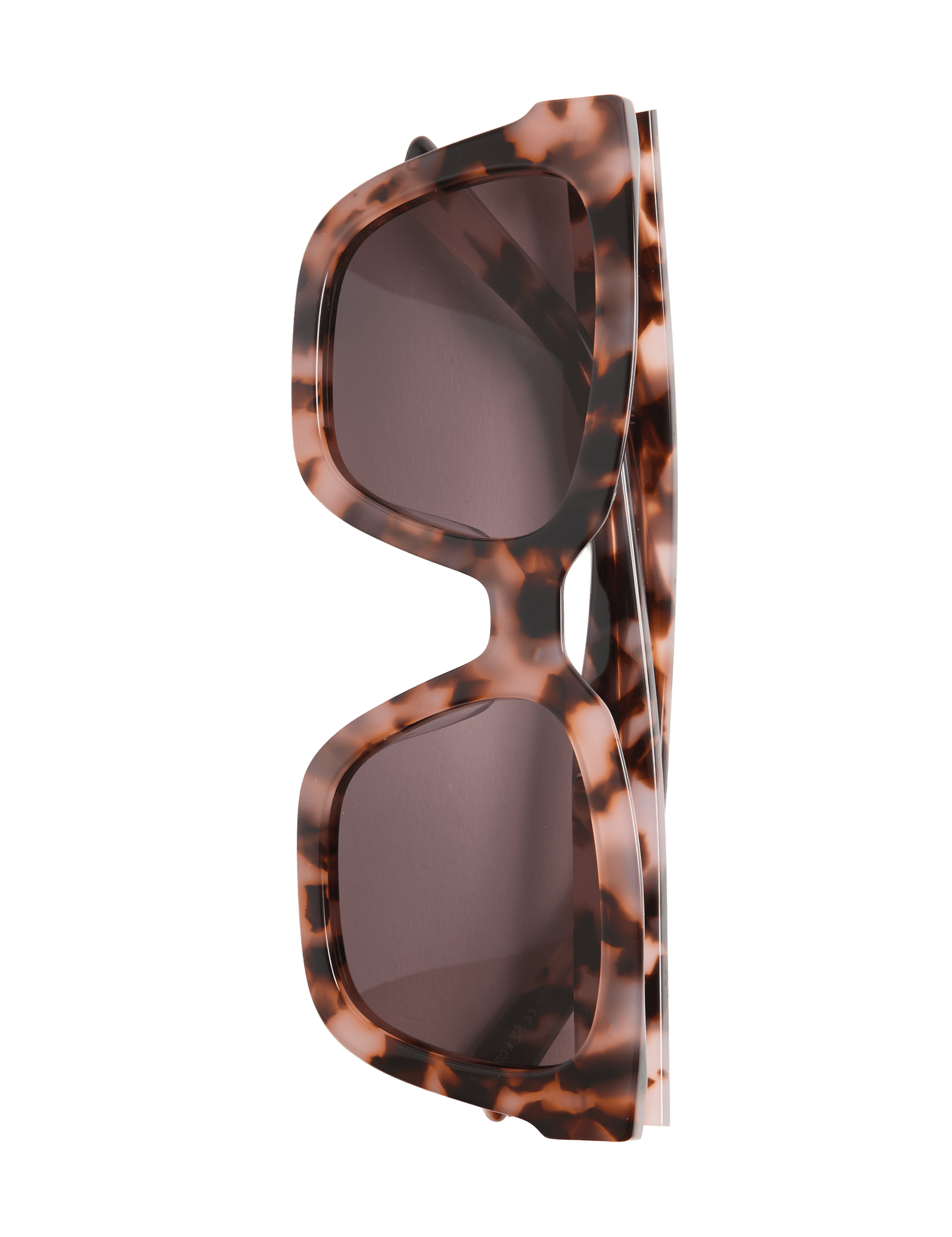 Autograph oversized acetate sunglasses with animal print, imported from the UK