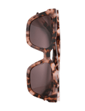 Autograph oversized acetate sunglasses with animal print, imported from the UK