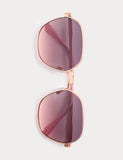 M&S square sunglasses with gold-tone metal rim, UK version