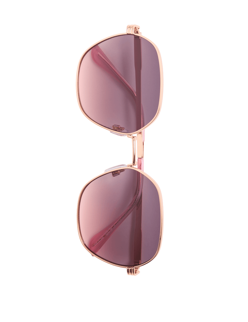 M&S square sunglasses with gold-tone metal rim, UK version