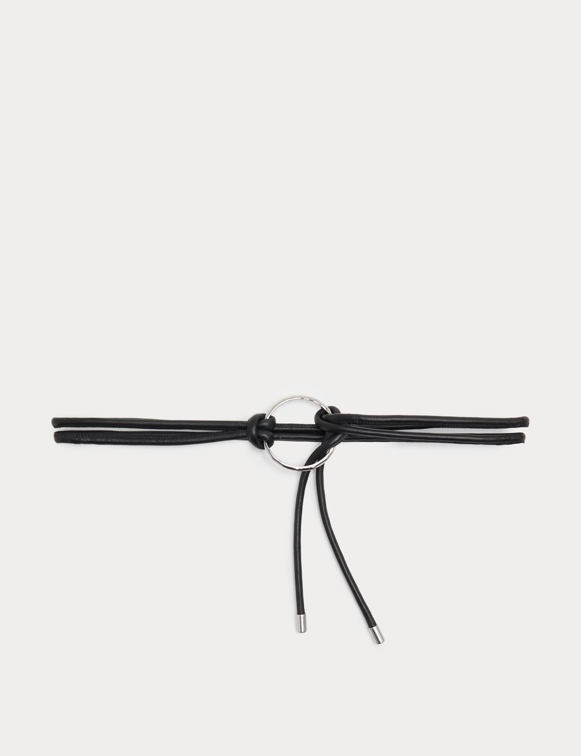 M&S leather rope belt, imported from the UK