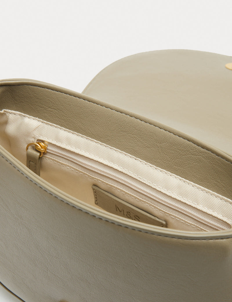 M&S buckle saddle bag compact crossbody bag - British product