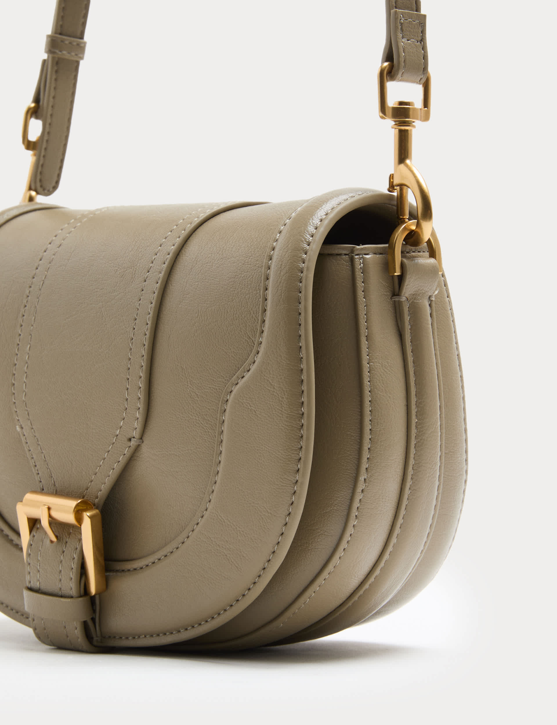 M&S buckle saddle bag compact crossbody bag - British product
