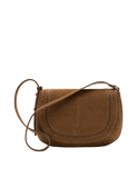 Per Una suede saddle shoulder bag - British product