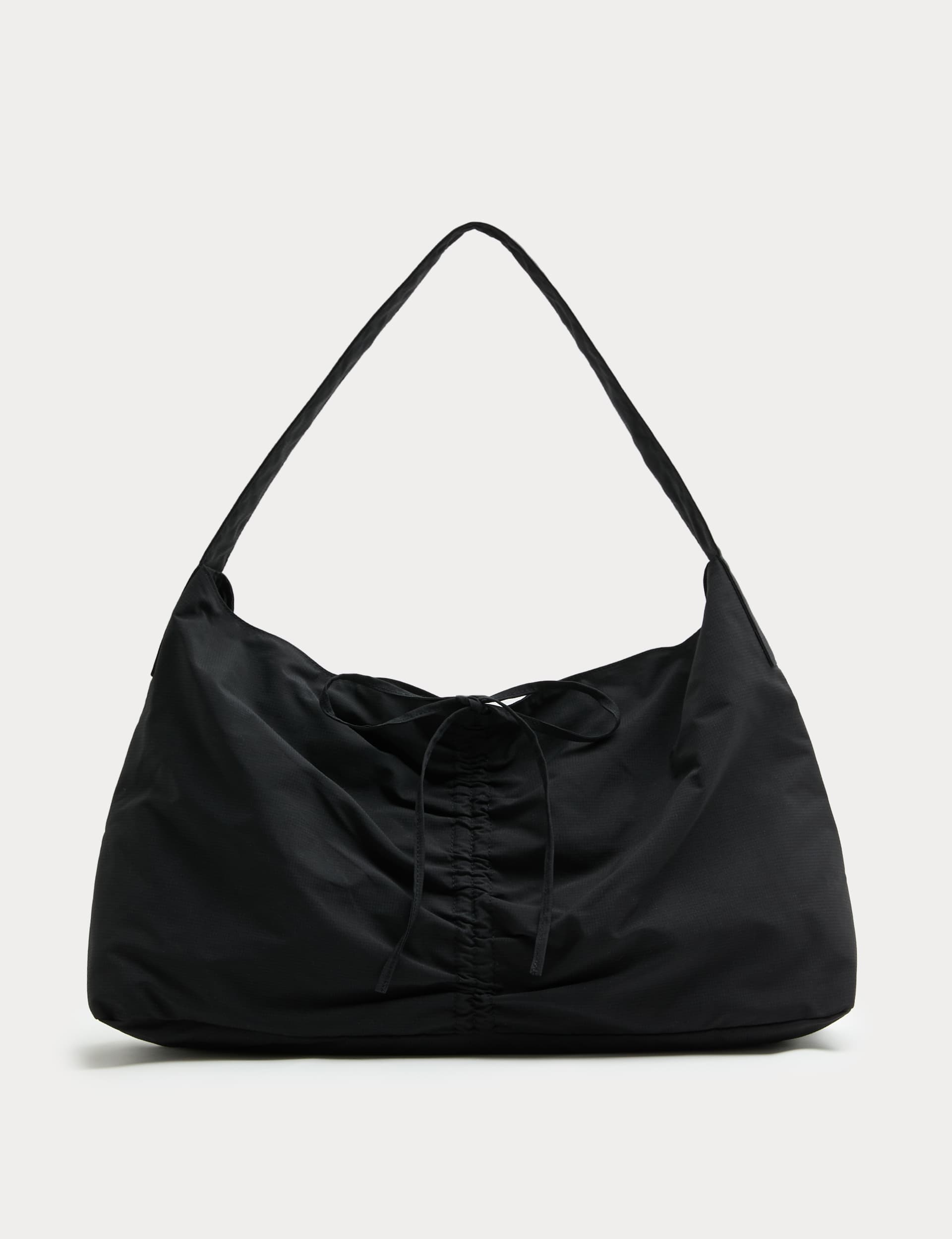 M&S checked ruched tie shoulder bag (British brand)