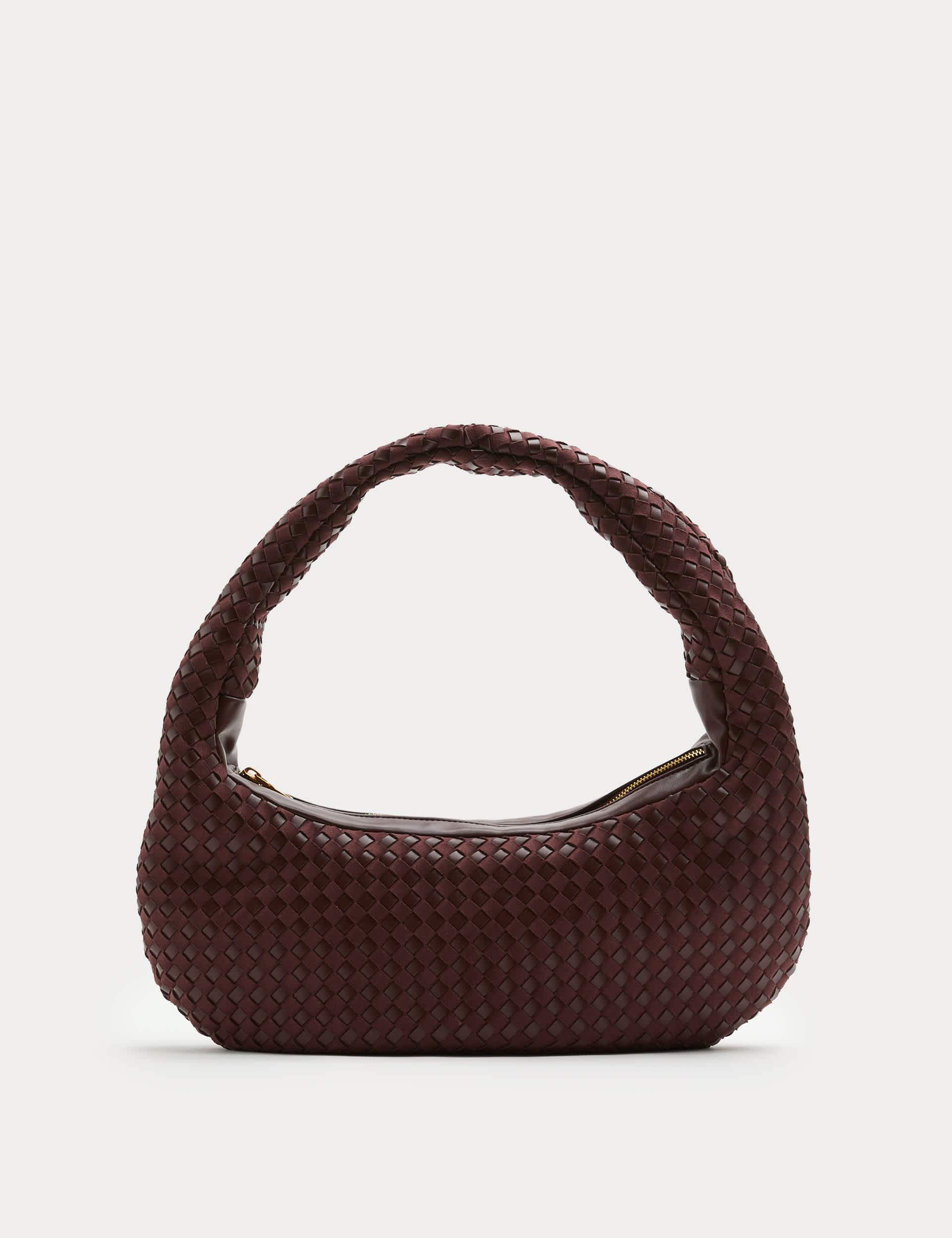 M&S woven rounded hobo bag, UK version