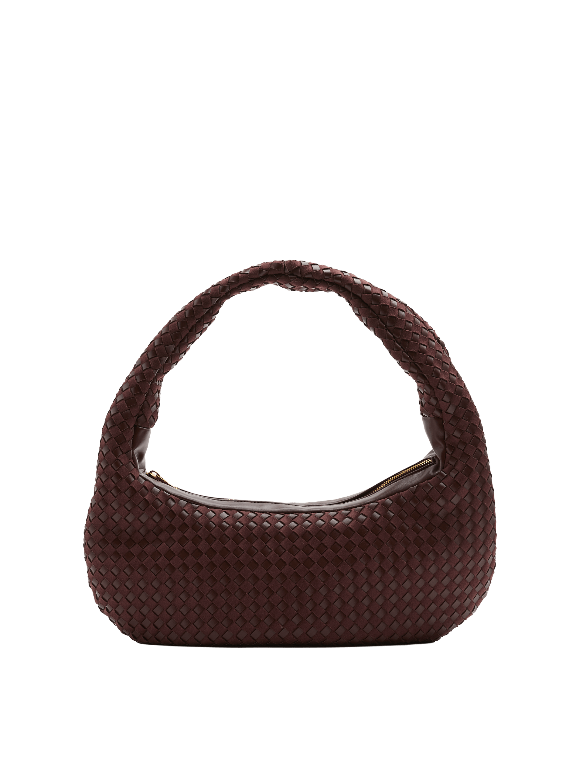 M&S woven rounded hobo bag, UK version