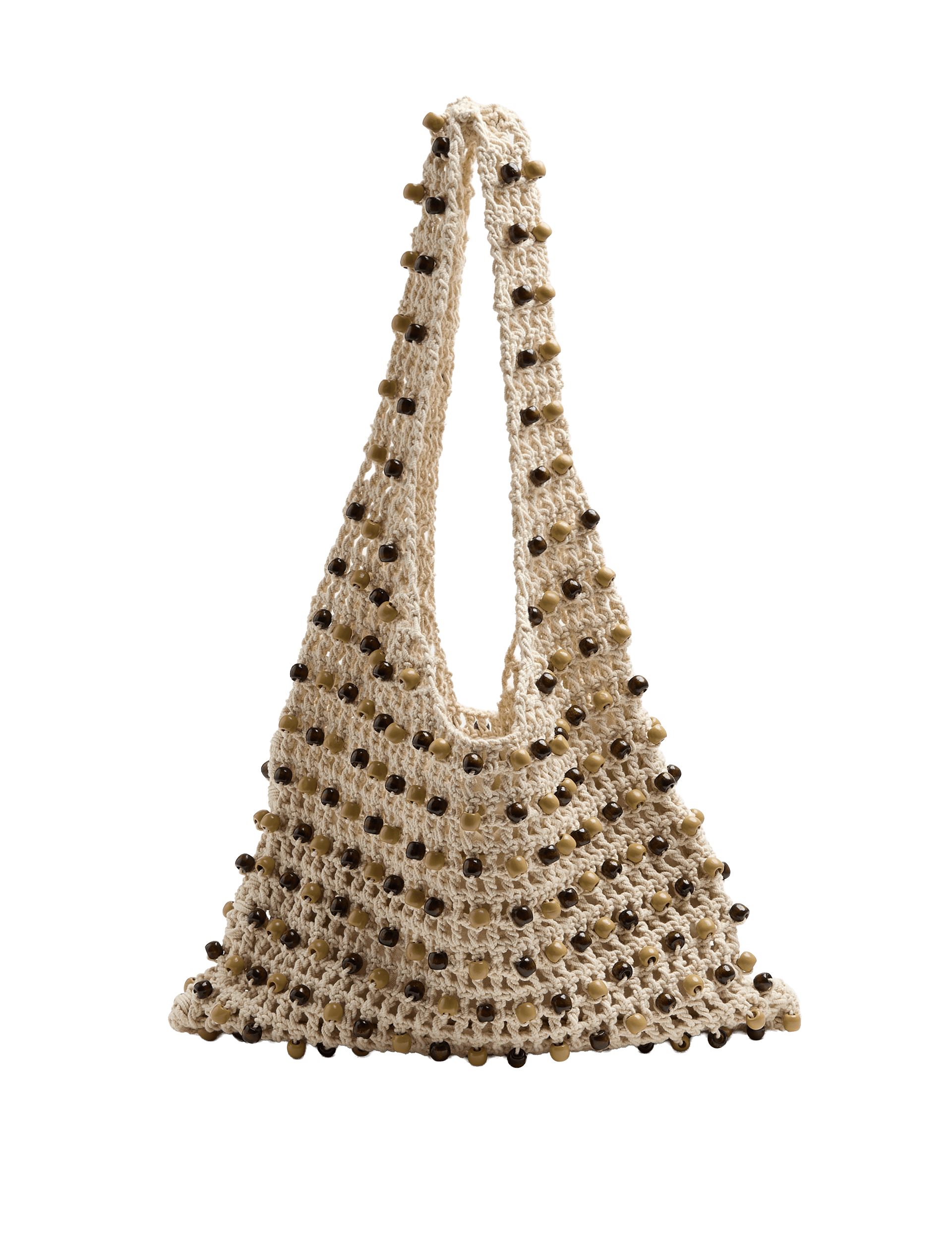 M&S Collection macrame beaded shoulder bag (British brand)