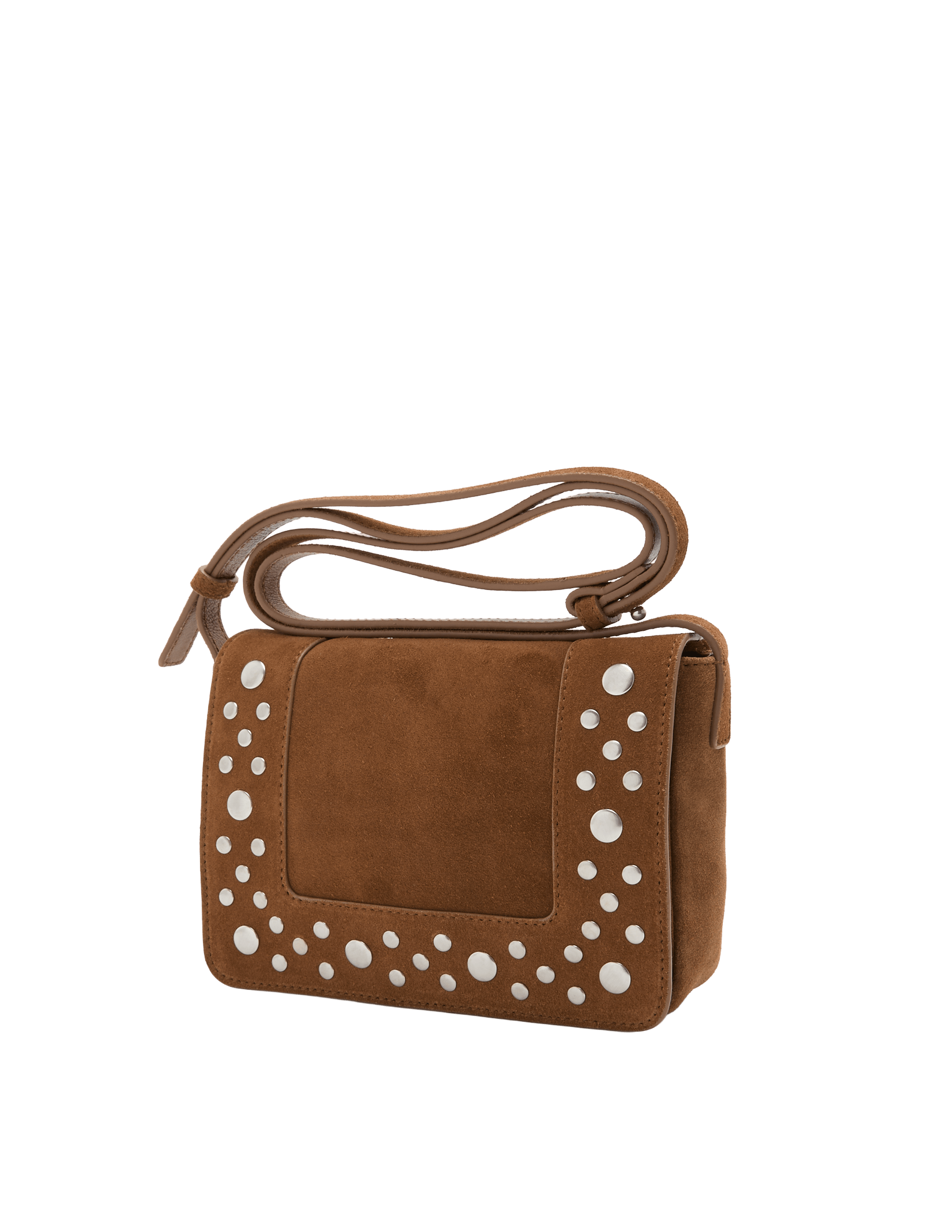 Per Una suede studded crossbody bag, UK version