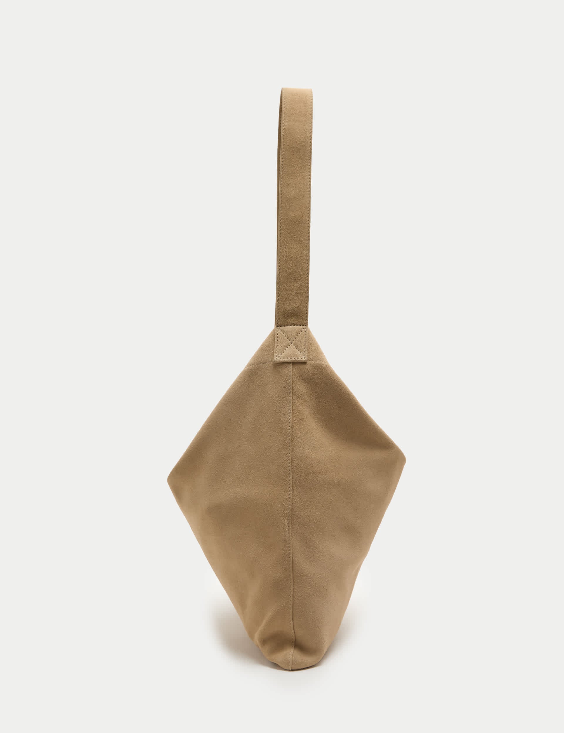 Per Una suede shoulder bag with top handle (British brand)