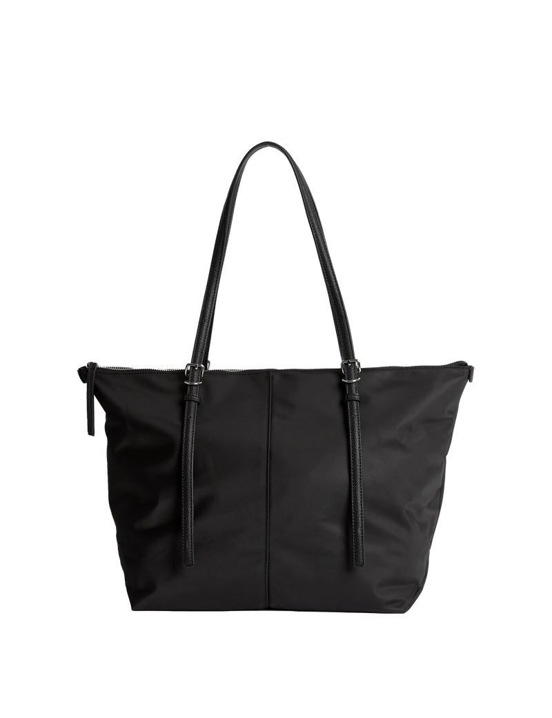 M&S top handle shoulder bag, wipe-clean fabric, roomy interior (British brand)
