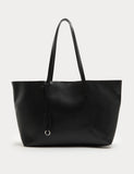 M&S faux leather shopper bag with handles and detachable purse, UK version