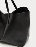 M&S faux leather shopper bag with handles and detachable purse, UK version