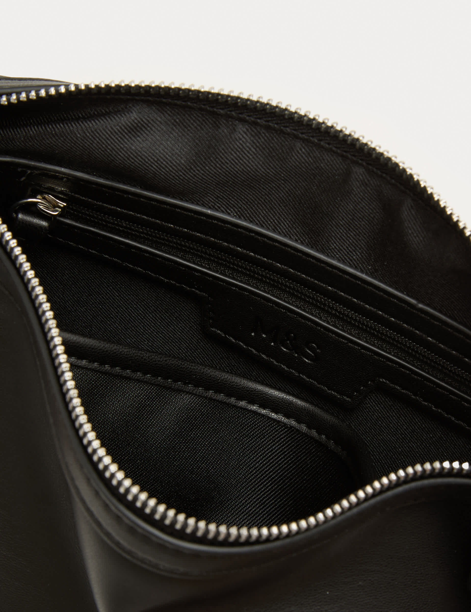 M&S slouchy crossbody bag in faux leather (British brand)