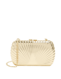 M&S gold textured chain strap clutch bag, UK version