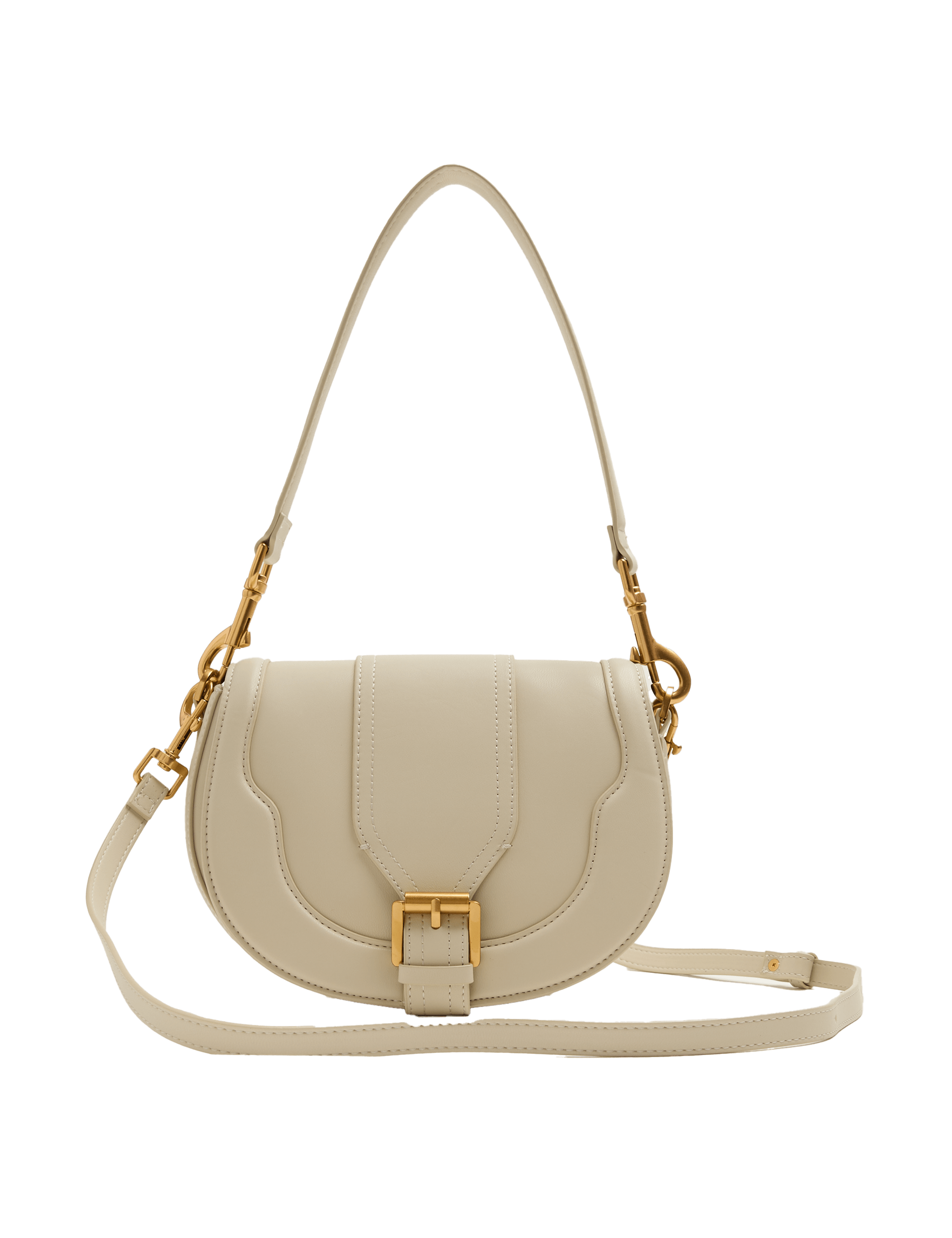 M&S cross body saddle bag with buckle detail, UK version