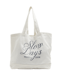 M&S pure cotton canvas tote bag with LA graphic print, imported from the UK