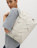 M&S faux leather woven shoulder bag (British brand)