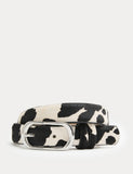 M&S cow print waist belt 30mm, UK version