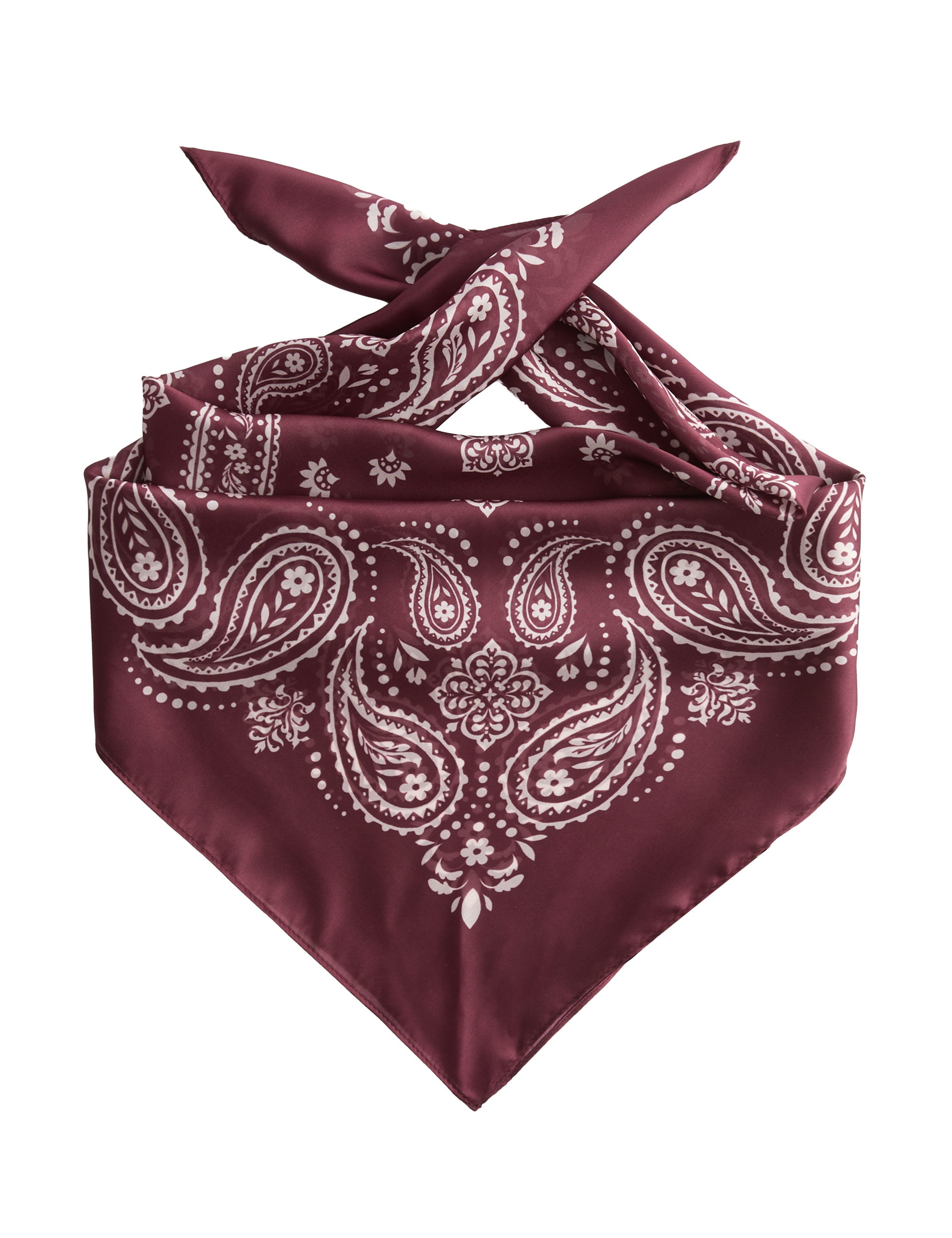 M&S Animal Print Satin Scarf 70 x 70cm