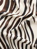M&S satin printed scarf animal print 70cm, imported from the UK