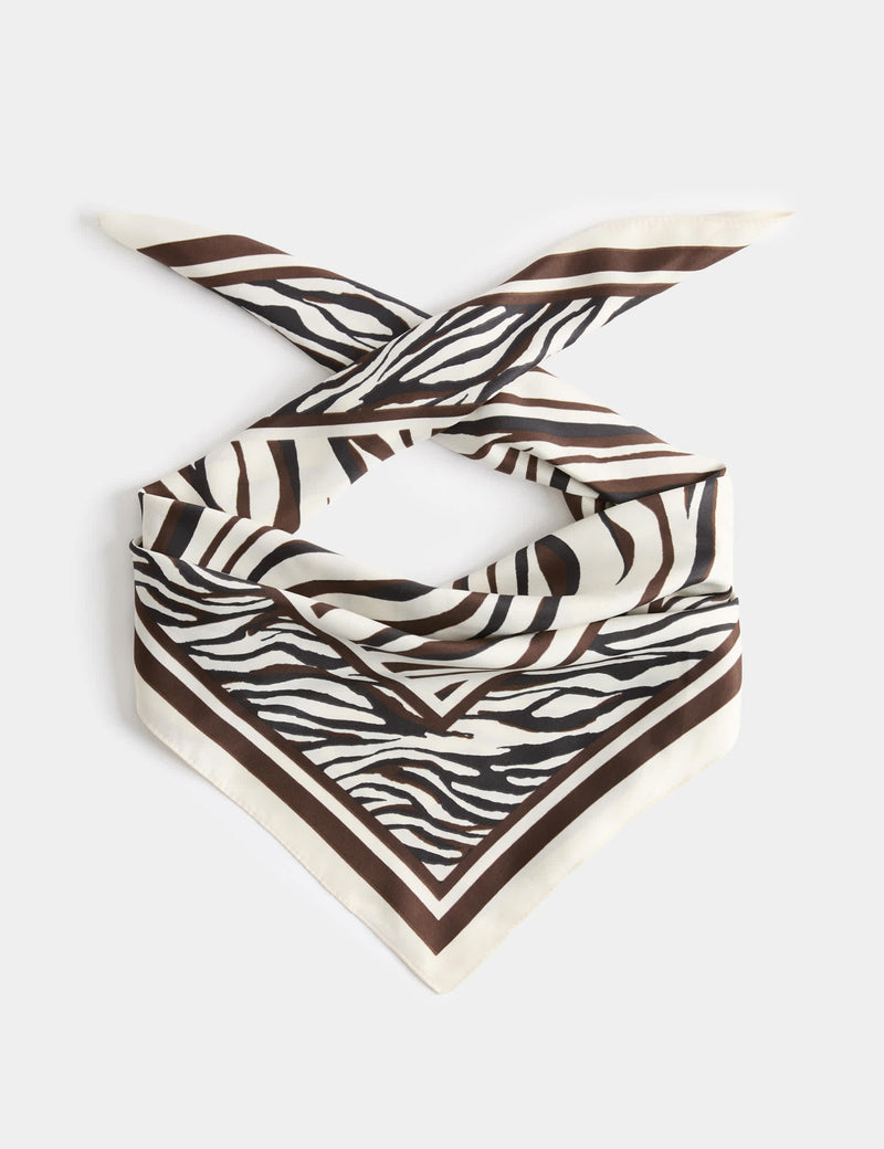 M&S Satin Printed Scarf