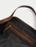 Autograph suede slouchy shoulder bag (British brand)