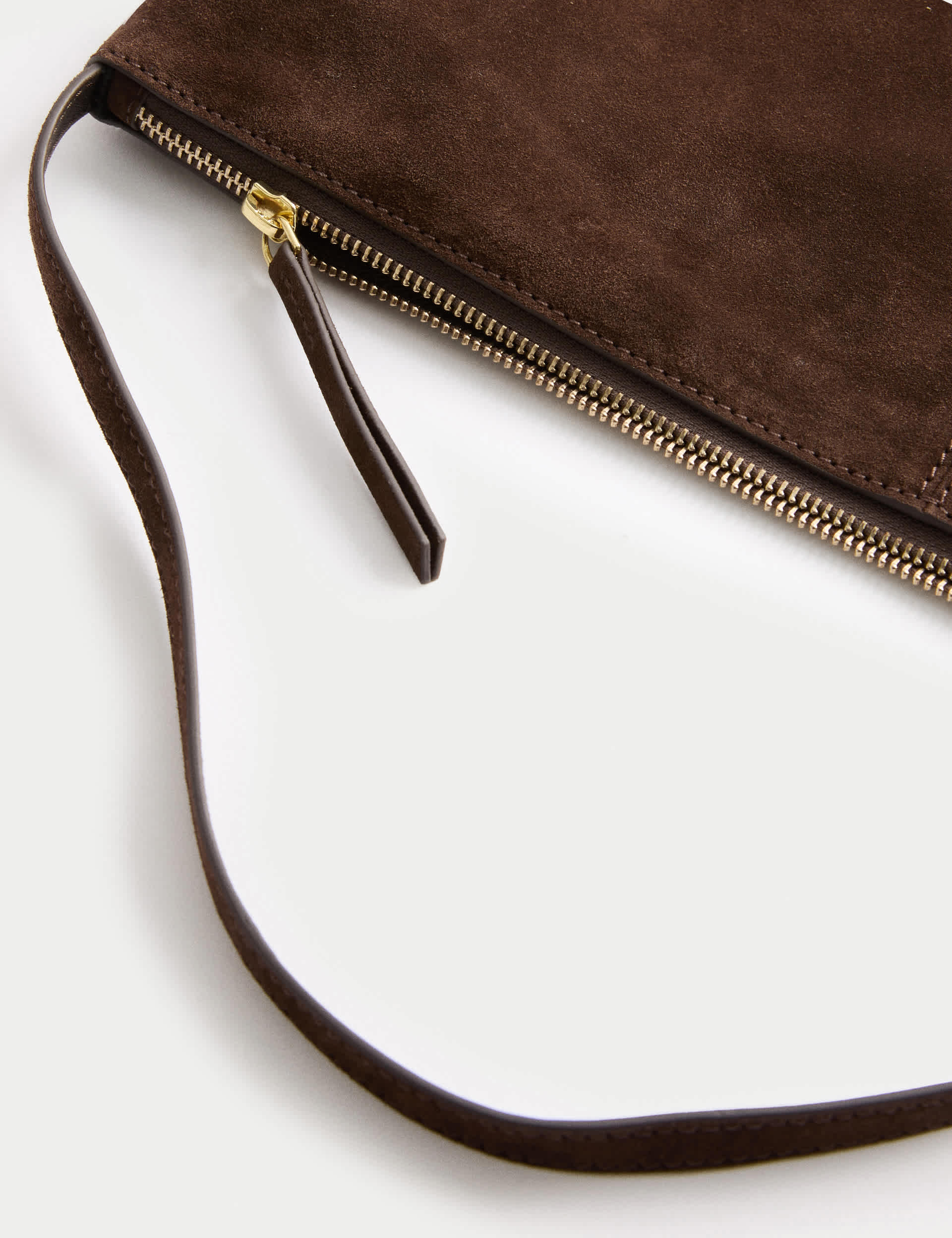 Autograph suede slouchy shoulder bag (British brand)