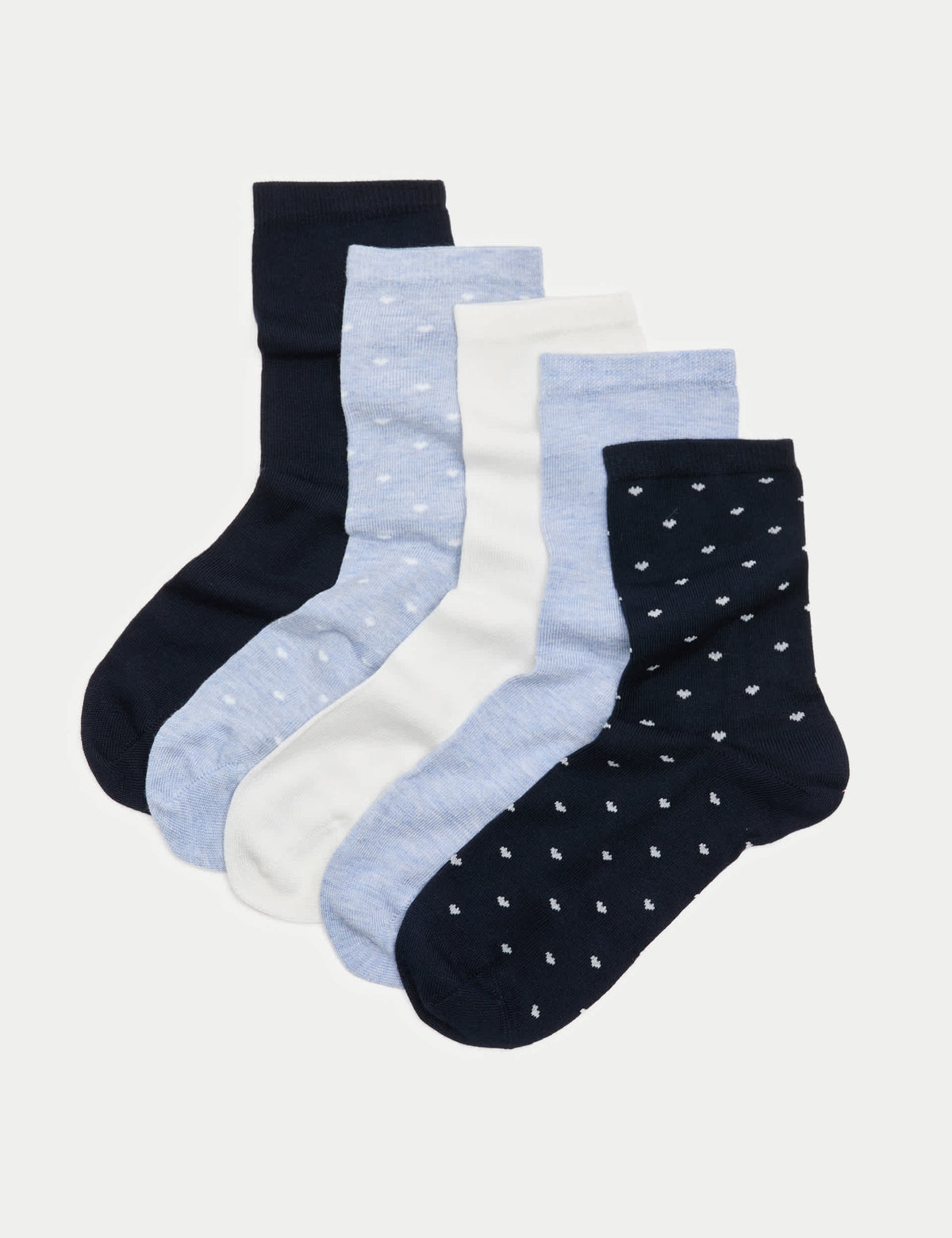 M&S supersoft ankle high socks 5-pack (British brand)
