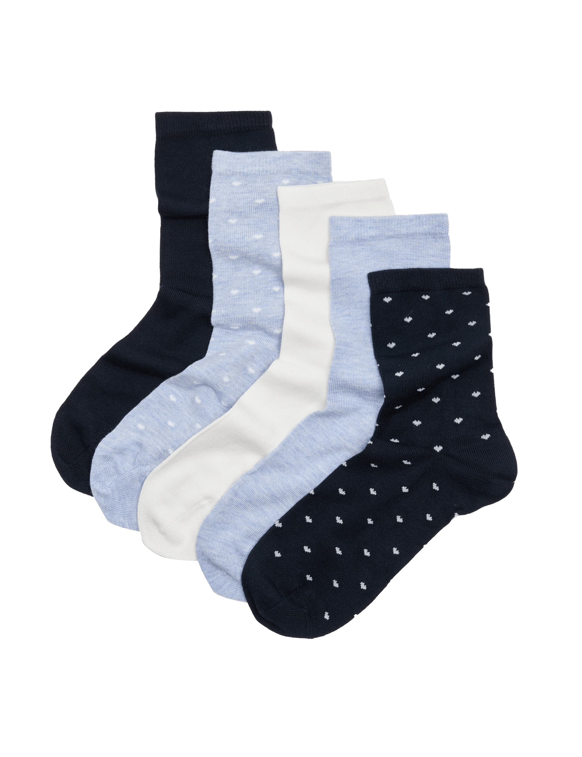 M&S supersoft ankle high socks 5-pack (British brand)