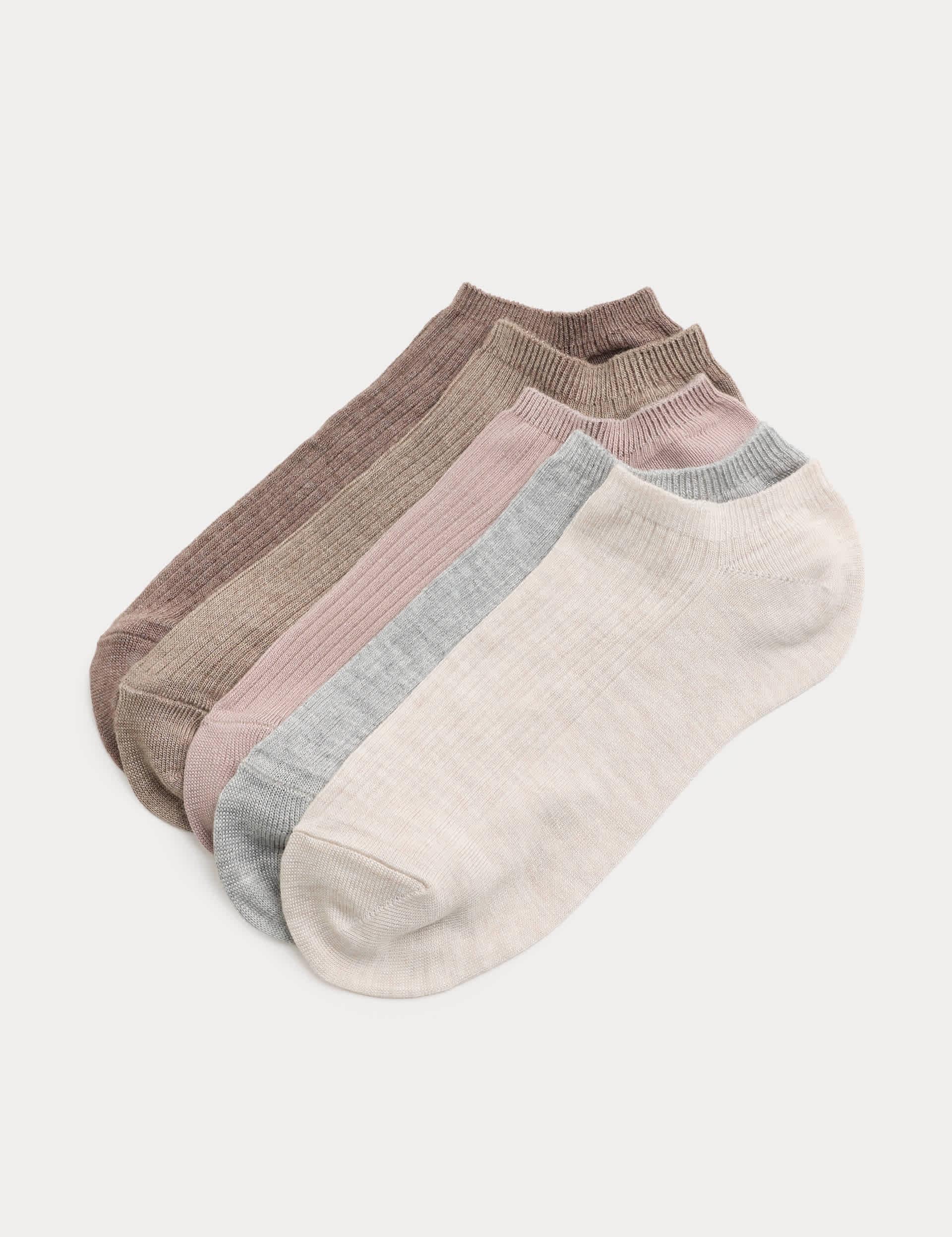M&S ribbed trainer liners 5 pack, UK version