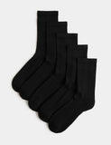 M&S cotton rich ankle socks 5 pack - British product