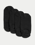 M&S Cotton Rich Invisible Trainer Liners 4 Pack