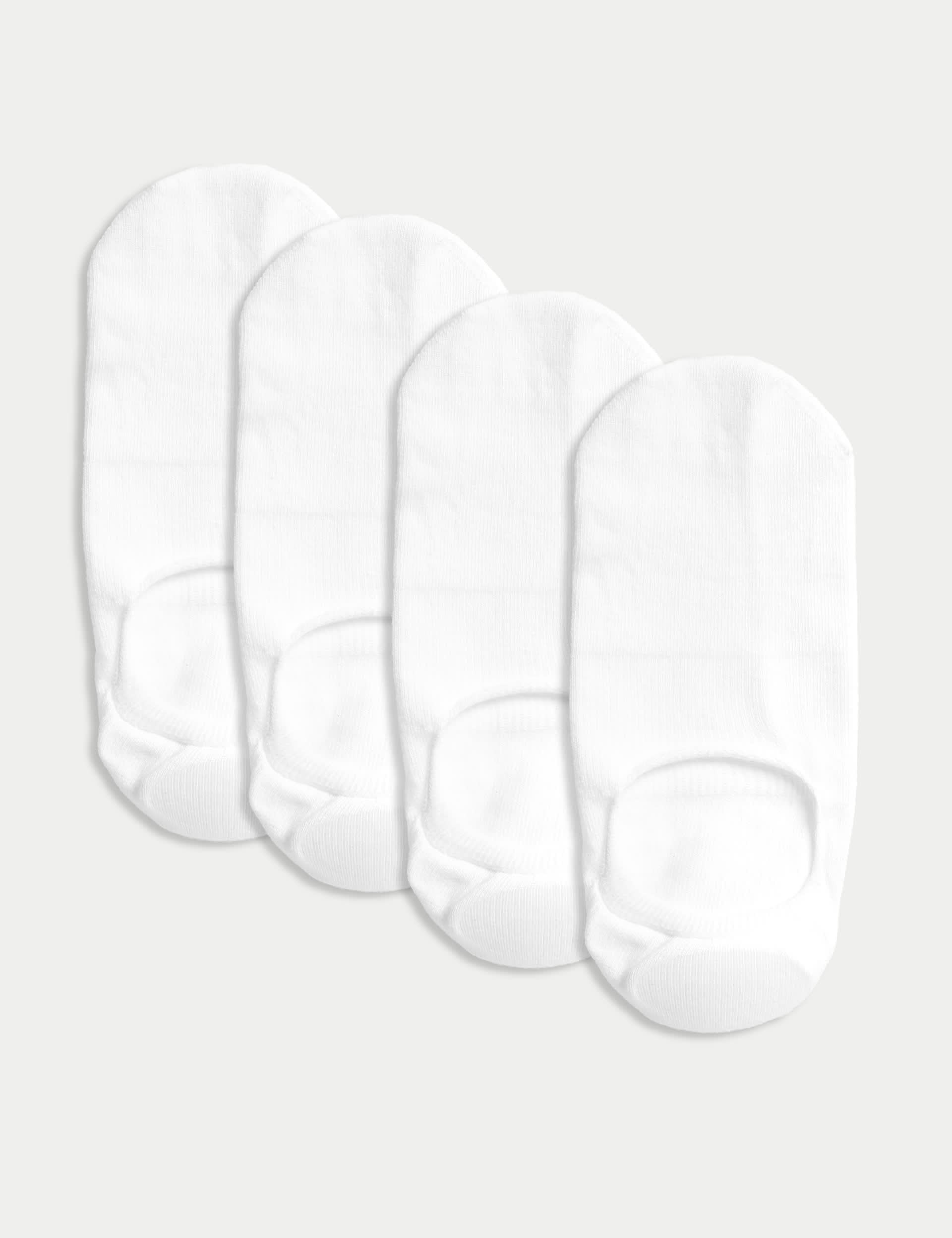 M&S cotton rich trainer liners 4pk - British product