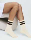 M&S cotton rich ribbed crew socks 2 pack (British brand)