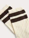 M&S cotton rich ribbed crew socks 2 pack (British brand)