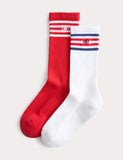 M&S cotton rich sporty crew socks 2 pack, imported from the UK